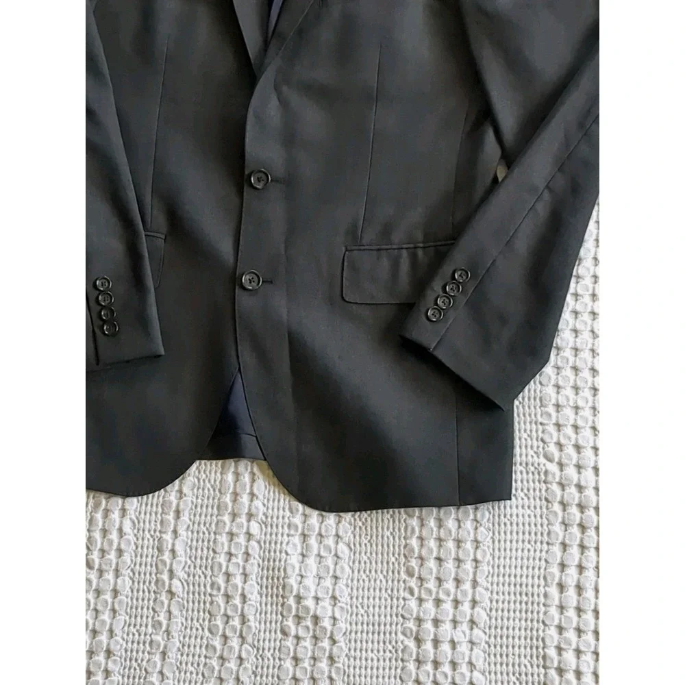 J Crew Aldridge‎ Wool Loro Piana Super 120s Blazer Sz 36 R Charcoal Gray